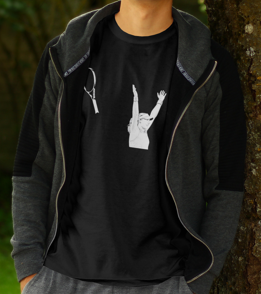 Babolat Tennis Player Celebration Arms Raised Victory T-Shirt
