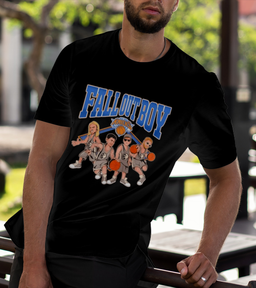 Fall Out Boy New York Knicks So Much For Our Dust Basketball Band Effort T-Shirt