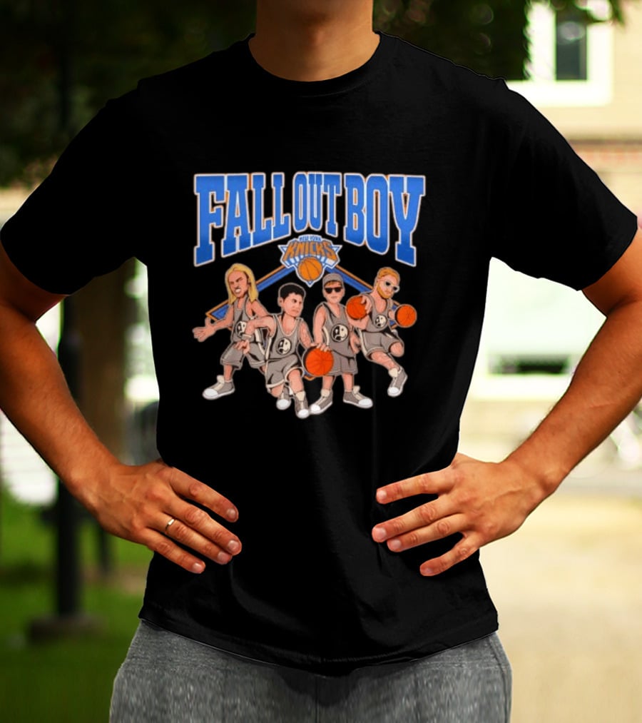 Fall Out Boy New York Knicks So Much For Our Dust Basketball Band Effort T-Shirt
