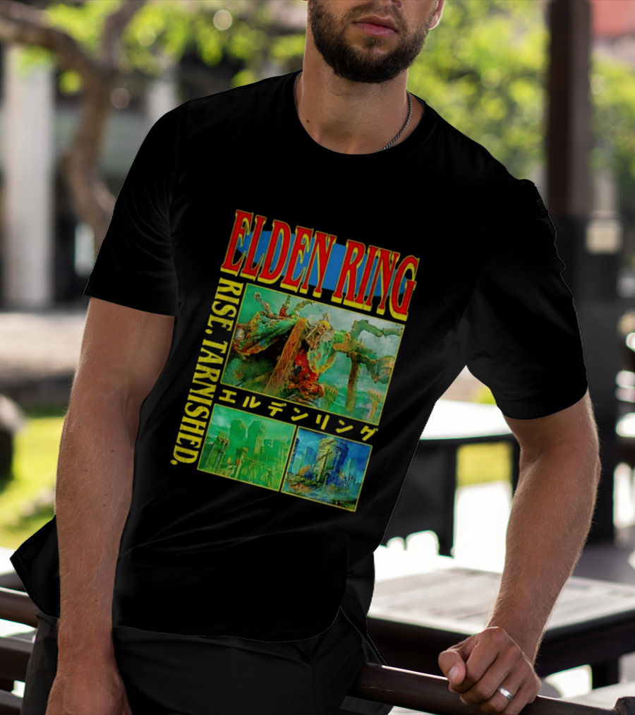 Elden Ring Godrick The Grafted Rise Tarnished Japanese T-Shirt