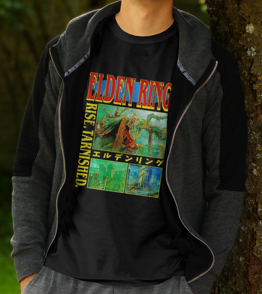 Elden Ring Godrick The Grafted Rise Tarnished Japanese T-Shirt