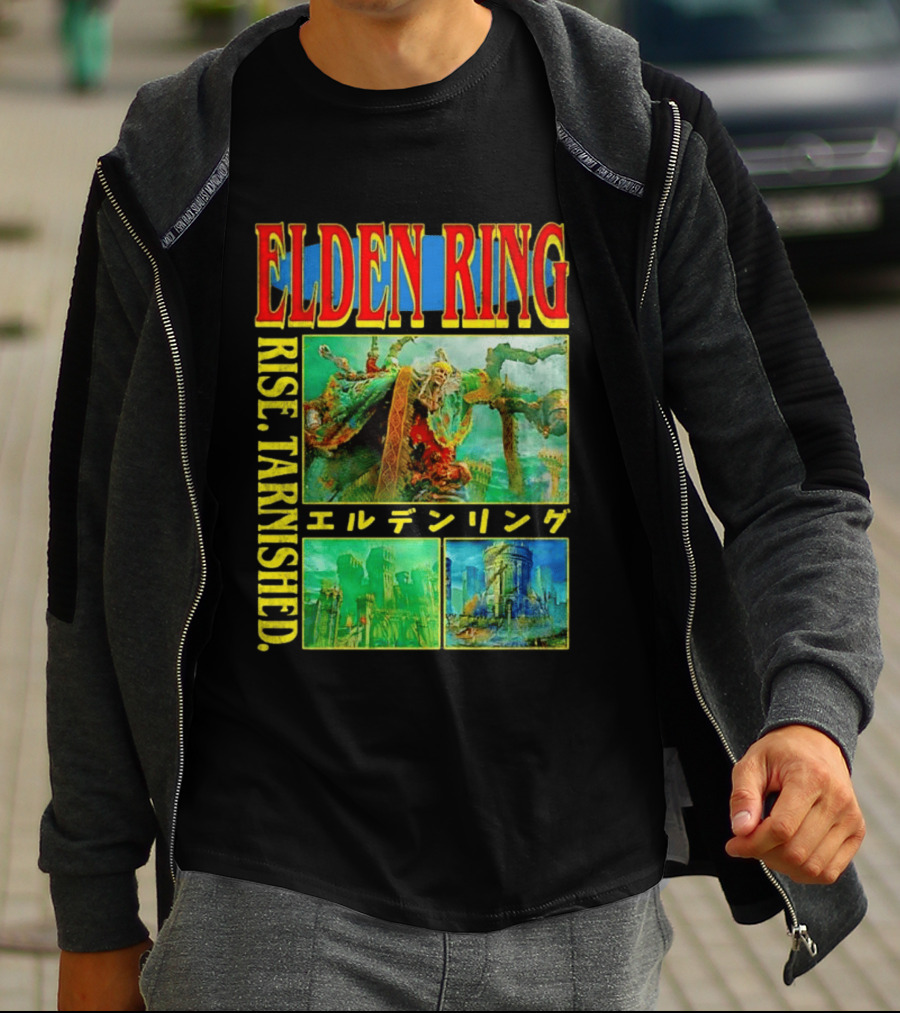 Elden Ring Godrick The Grafted Rise Tarnished Japanese T-Shirt
