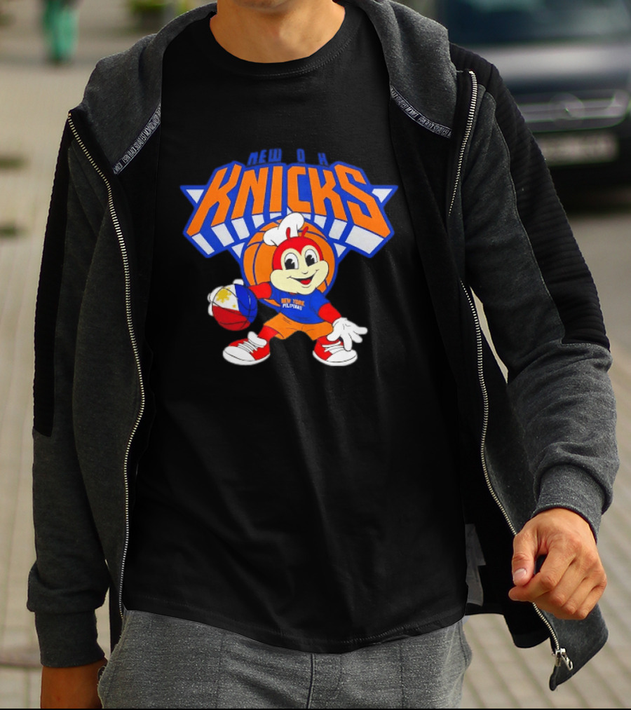 Jollibee New York Pilipinas Knicks Basketball T-Shirt
