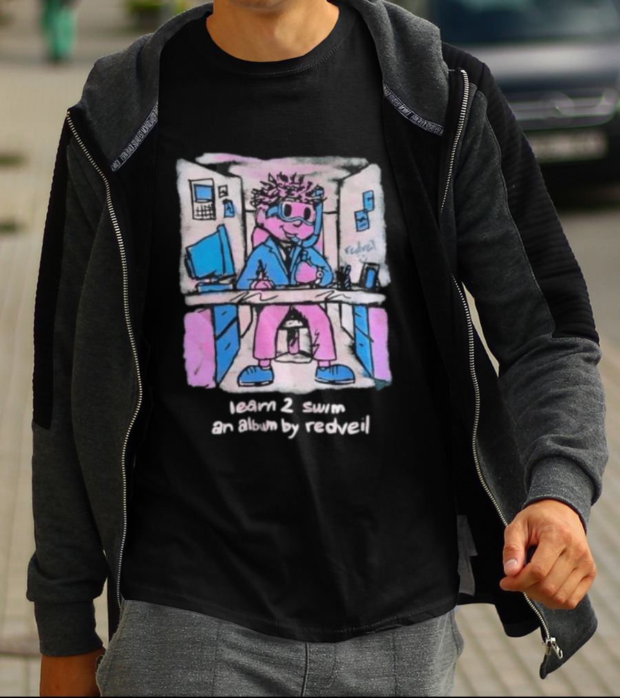 Learn 2 Swim An Album By Redveil Stylized T-Shirt
