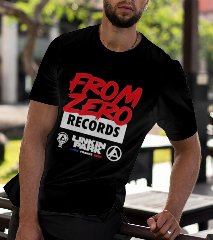 From Zero Records Linkin Park Lyon France 2026 T-Shirt