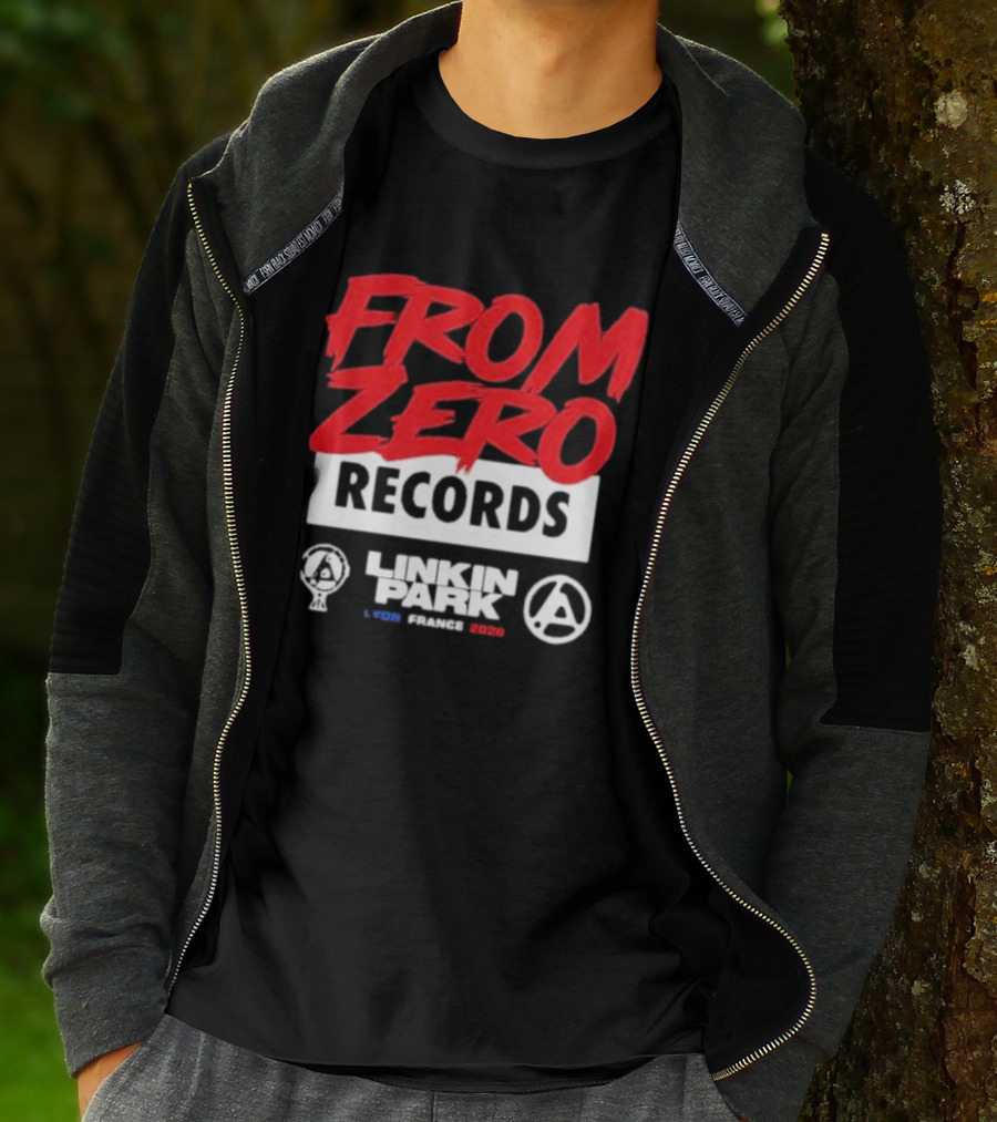 From Zero Records Linkin Park Lyon France 2026 T-Shirt