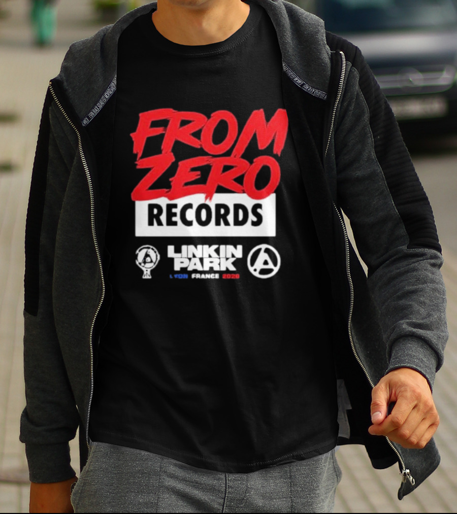 From Zero Records Linkin Park Lyon France 2026 T-Shirt