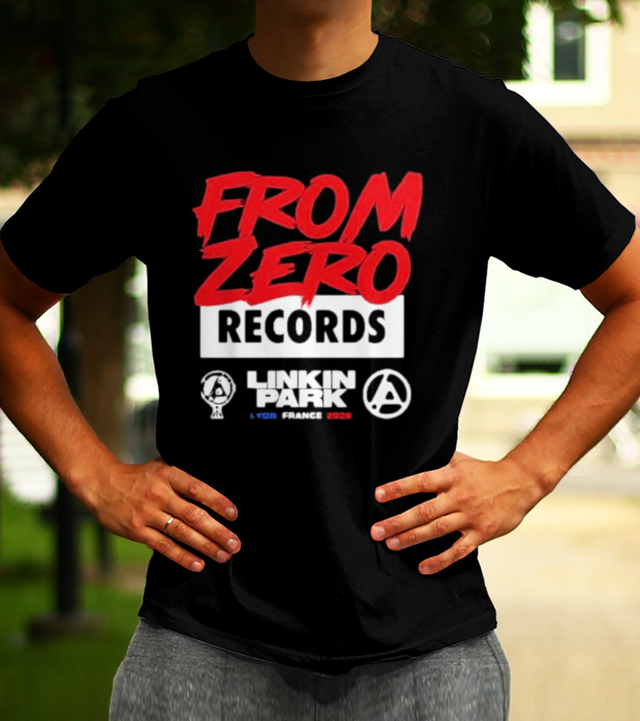 From Zero Records Linkin Park Lyon France 2026 T-Shirt
