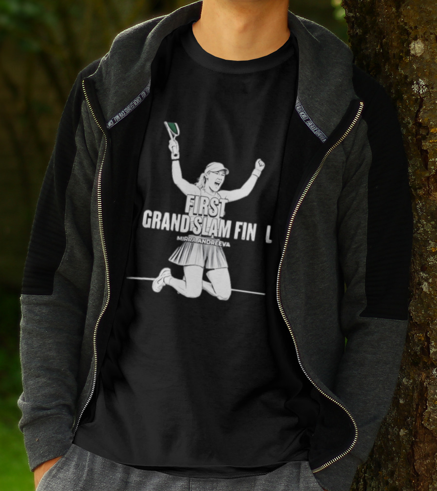 Mirra Andreeva First Grand Slam Final Celebration T-Shirt