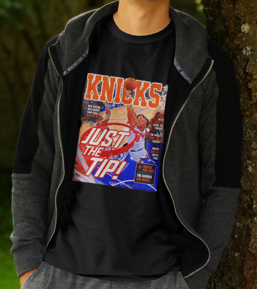 New York Knicks Just The Tip Brunson Leads The Charge Madison Square Garden T-Shirt