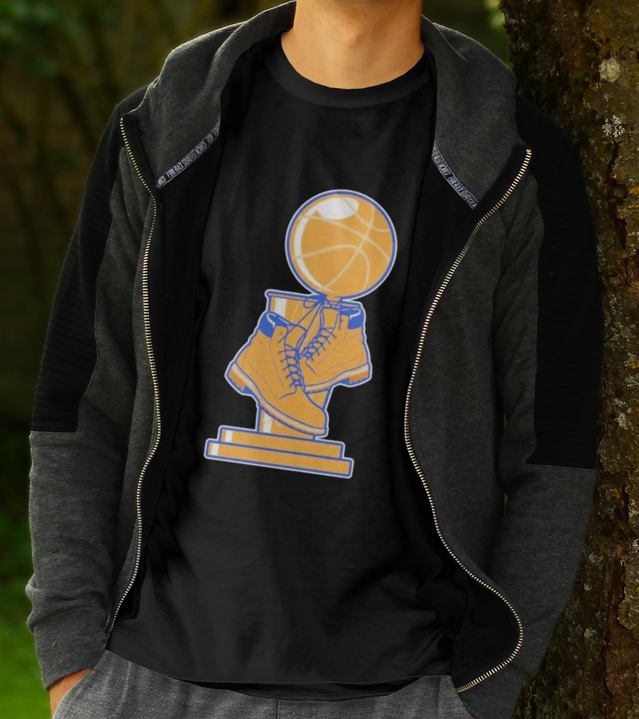 NY Basketball Trophy Timberland Boots T-Shirt