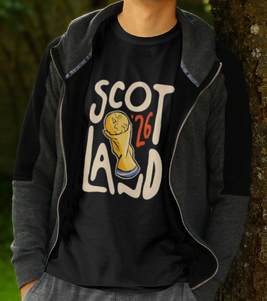Scotland 2026 Trophy Cup Celebration T-Shirt