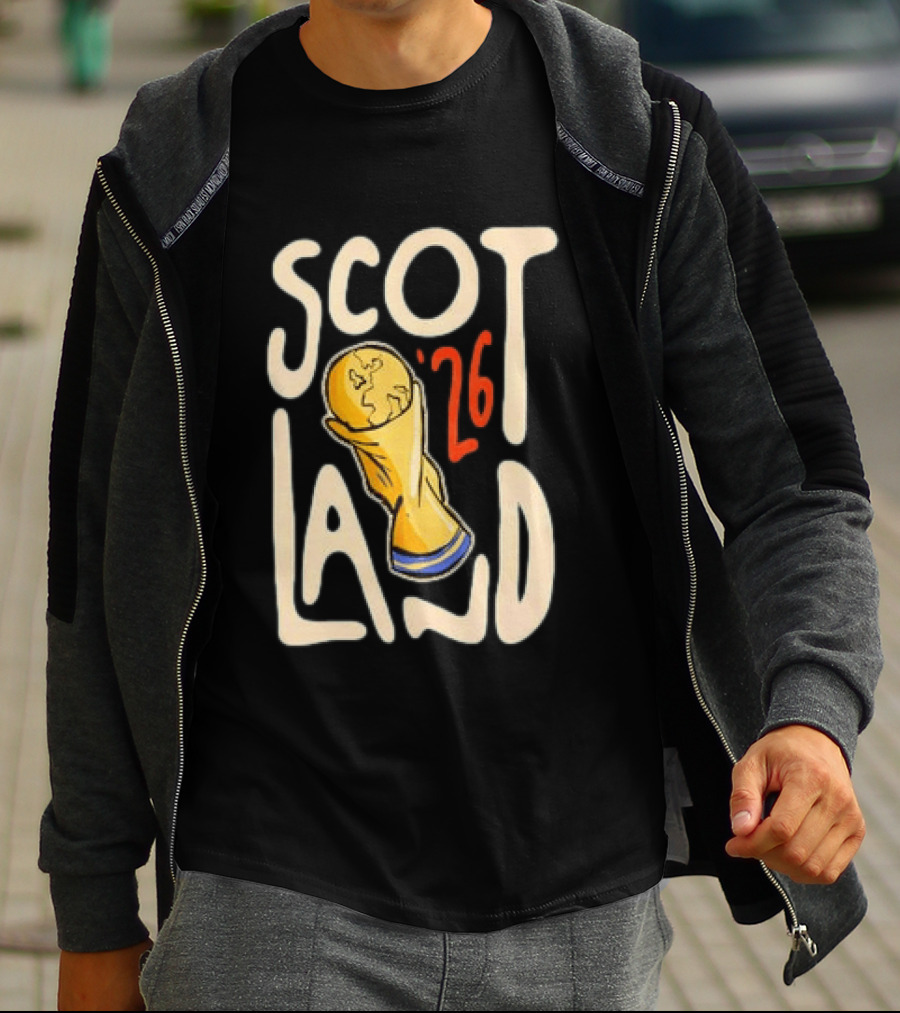 Scotland 2026 Trophy Cup Celebration T-Shirt