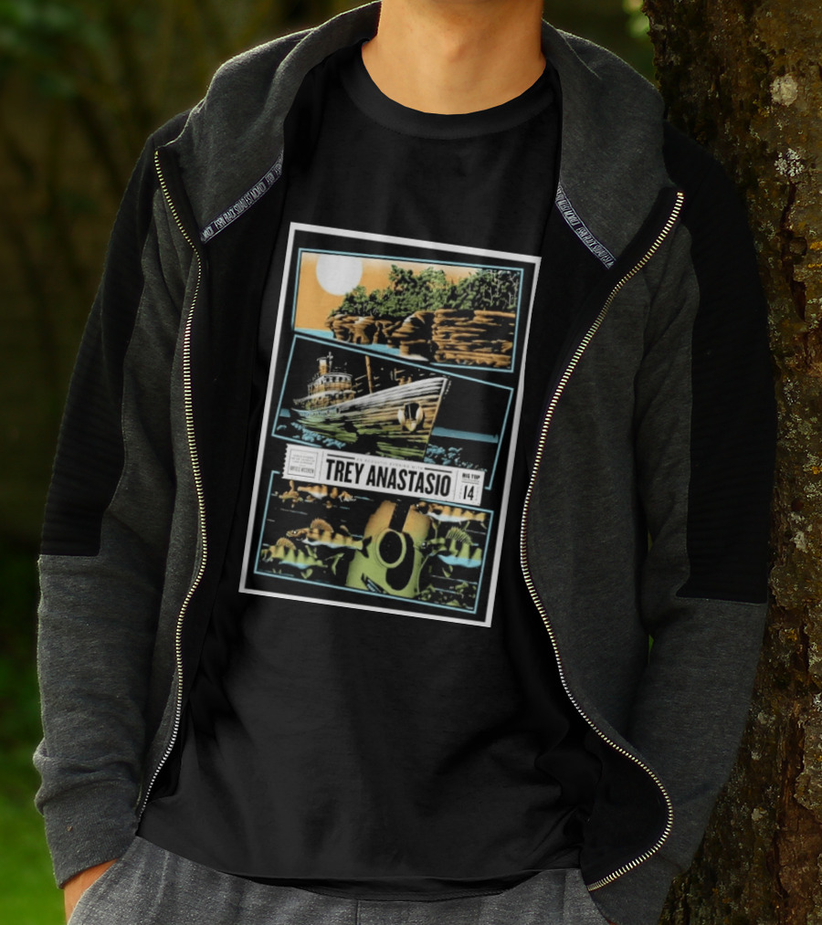 Trey Anastasio Acoustic Evening June 14 Bayfield Tour Big Top Venue Official Event T-Shirt