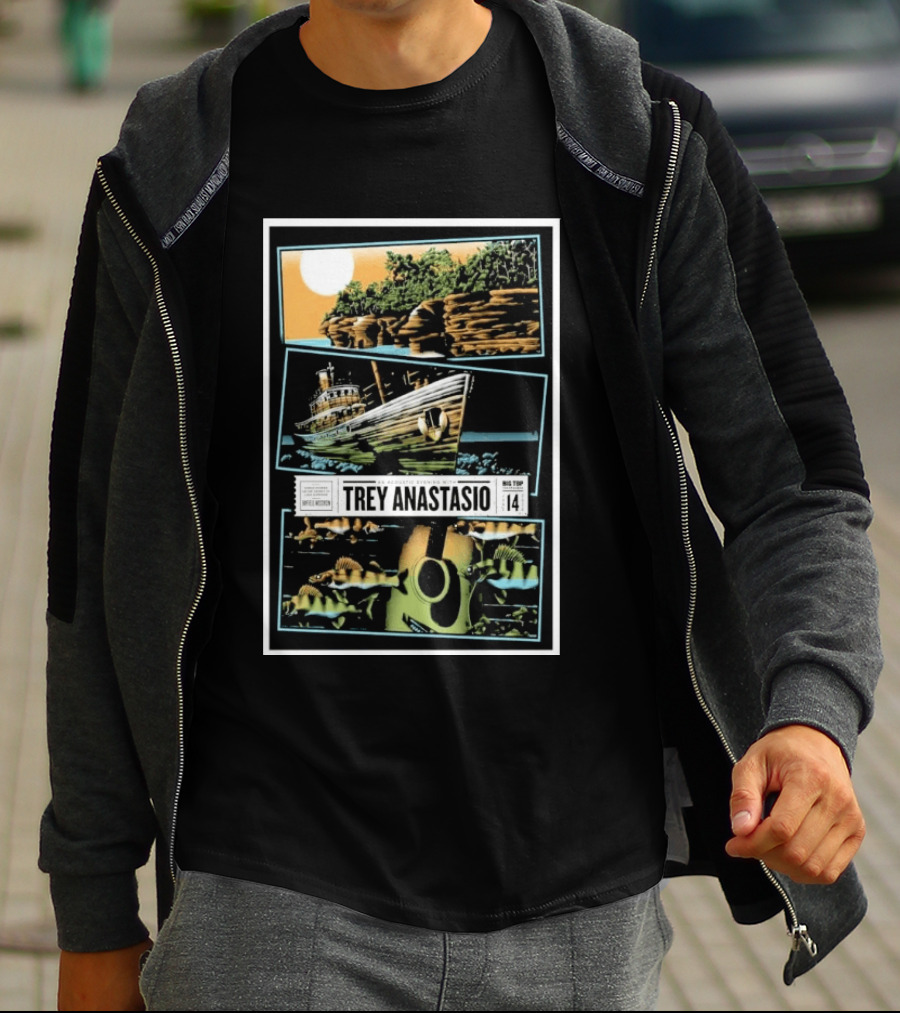 Trey Anastasio Acoustic Evening June 14 Bayfield Tour Big Top Venue Official Event T-Shirt