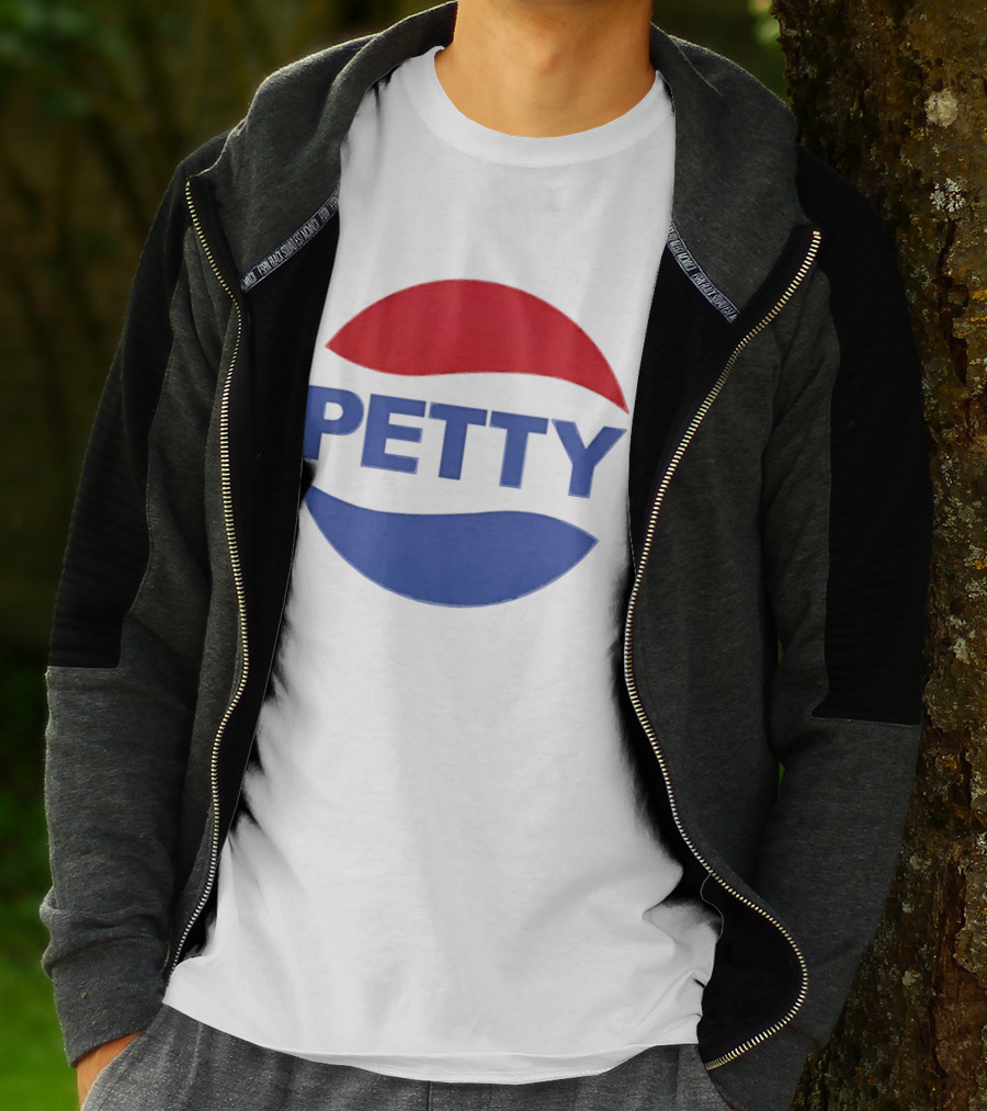 PETTY Pepsi Parody Red Blue T-Shirt