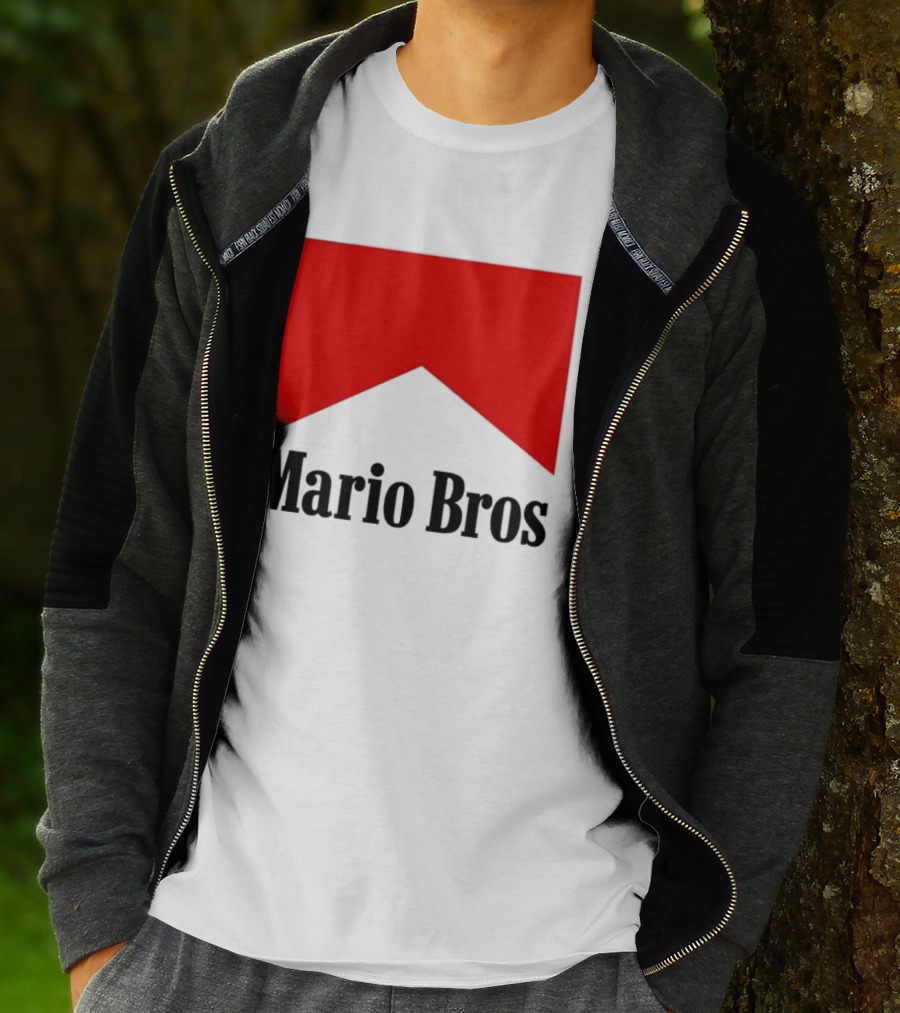 Mario Bros Red Banner T-Shirt
