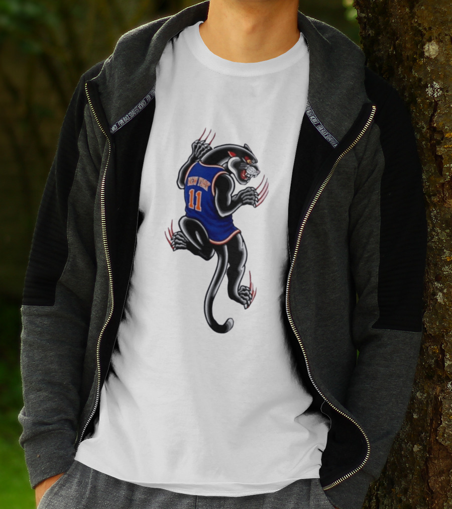 New York 11 Panther Clawing Back Sports Jersey T-Shirt