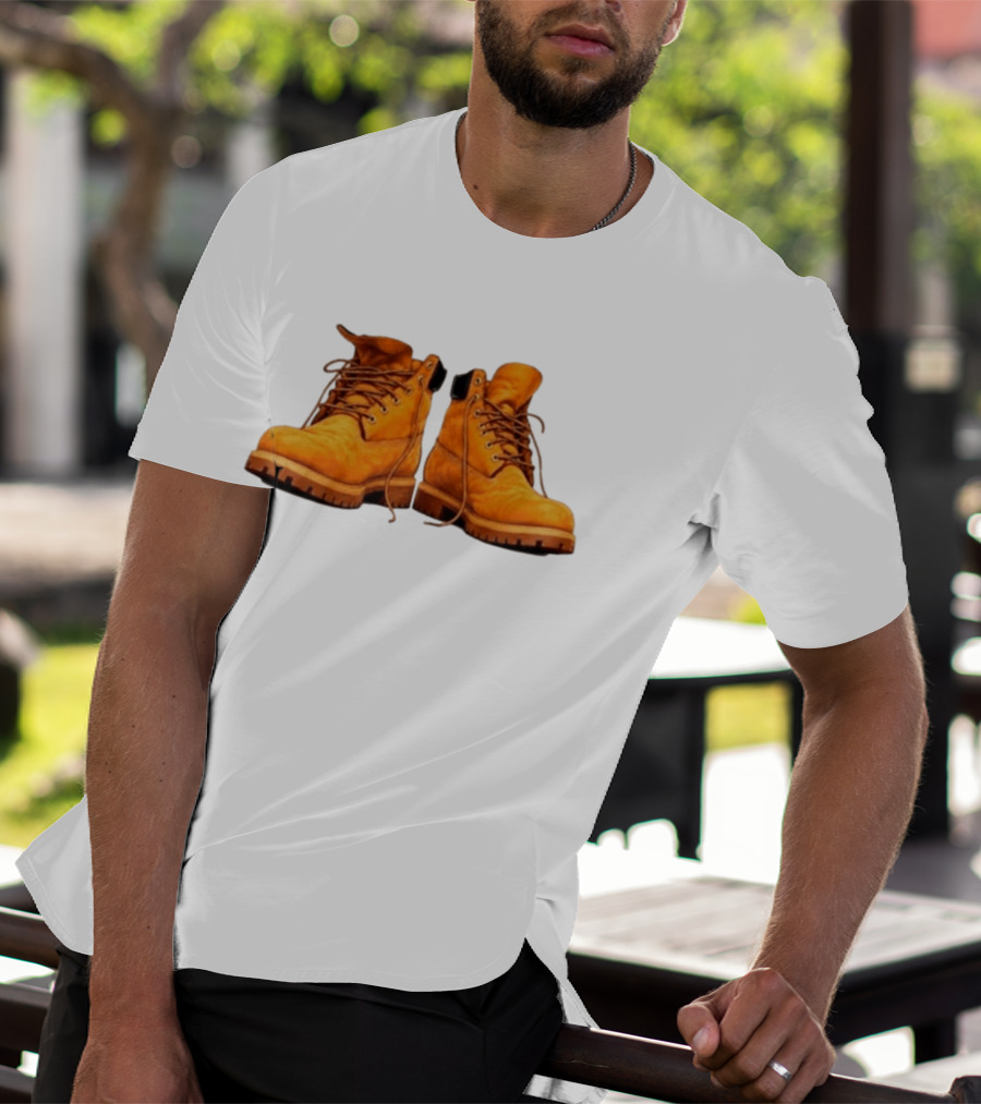 New York Forever Timberland Style Boots T-Shirt