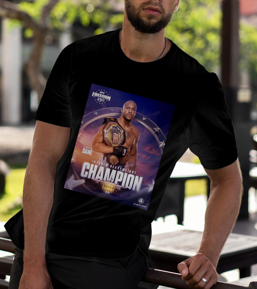 UFC Freedom 250 Ciryl Gane Interim Heavyweight Champion Crypto.com T-Shirt