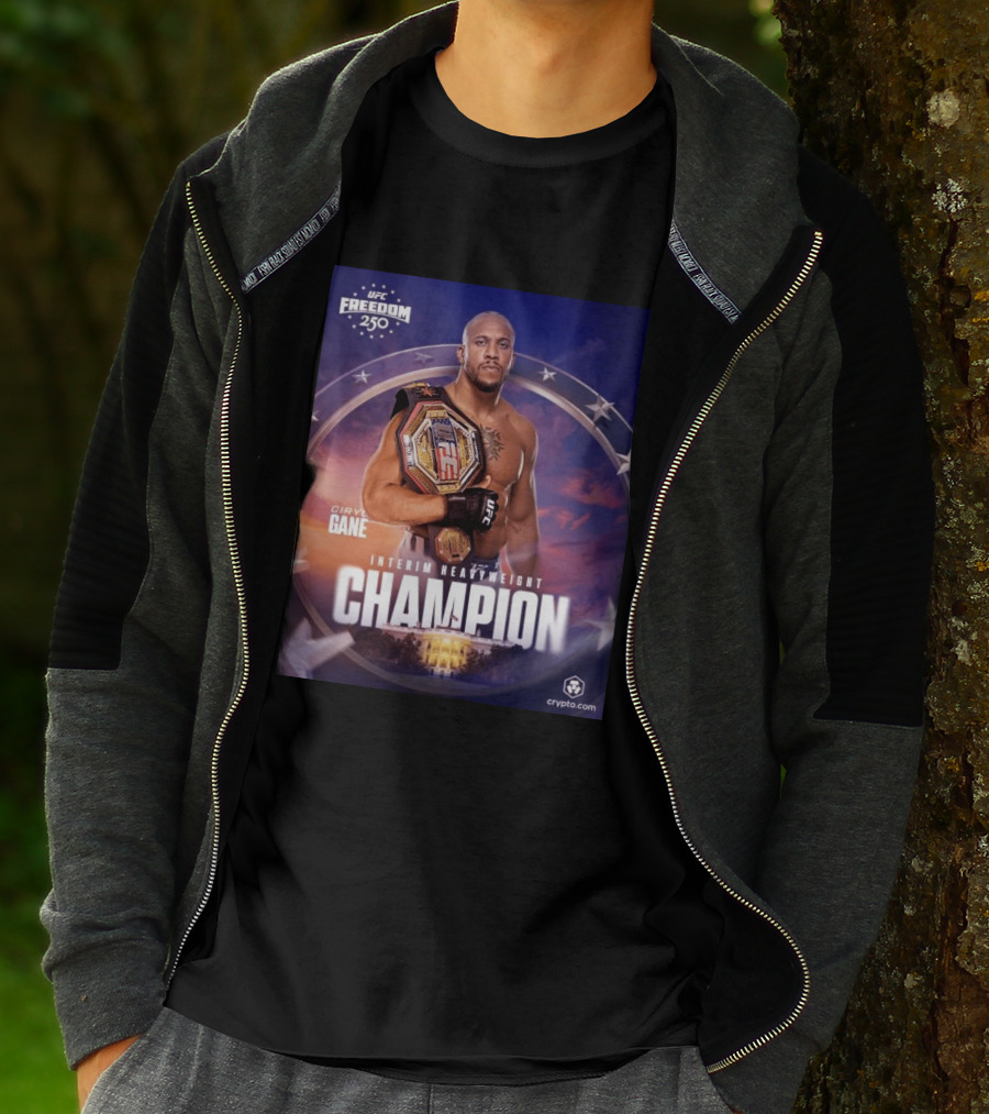 UFC Freedom 250 Ciryl Gane Interim Heavyweight Champion Crypto.com T-Shirt