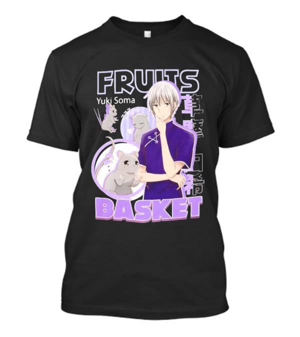 Fruits Basket Yuki Soma Kanji Mouse Transformation T-Shirt