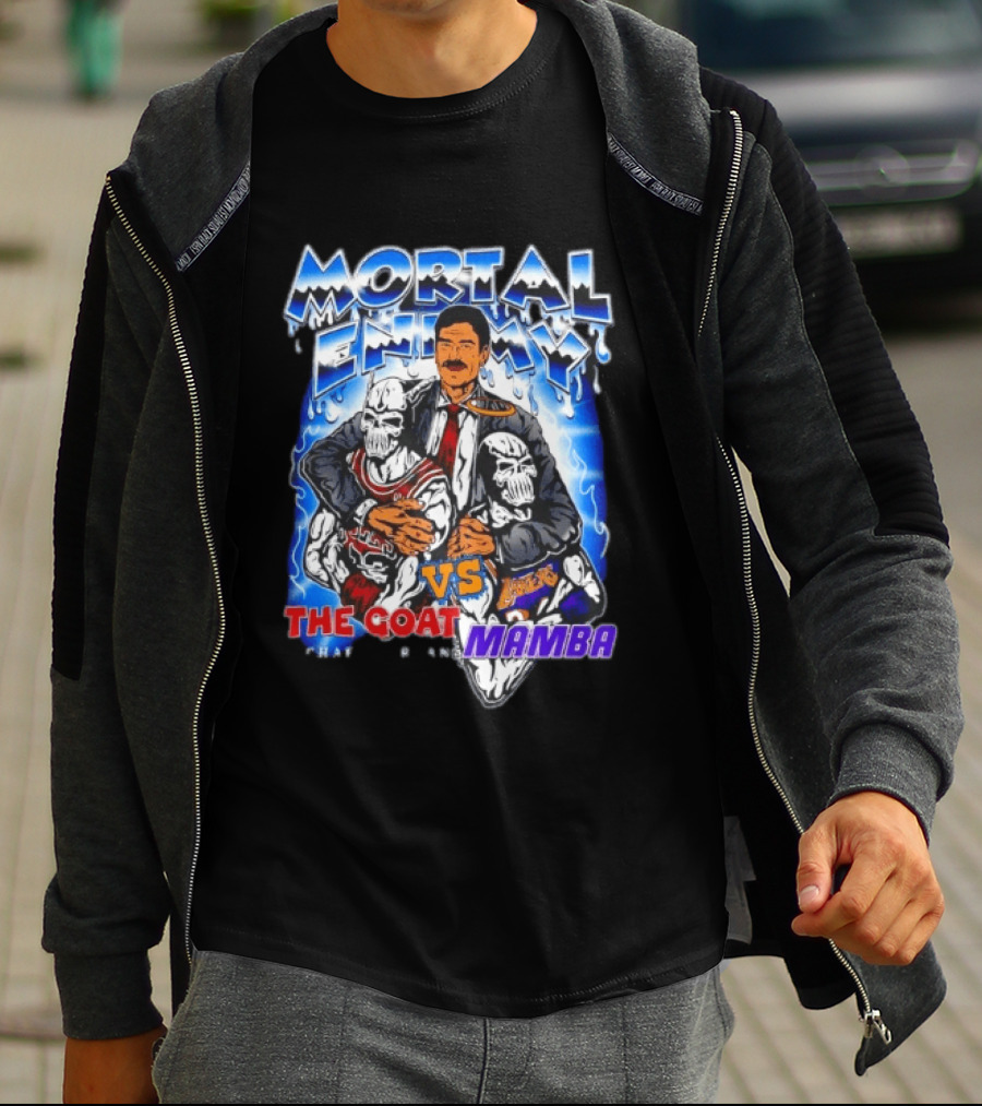 Mortal Enemy The GOAT Vs Mamba Michael Jordan Kobe Bryant Be Legendary T-Shirt