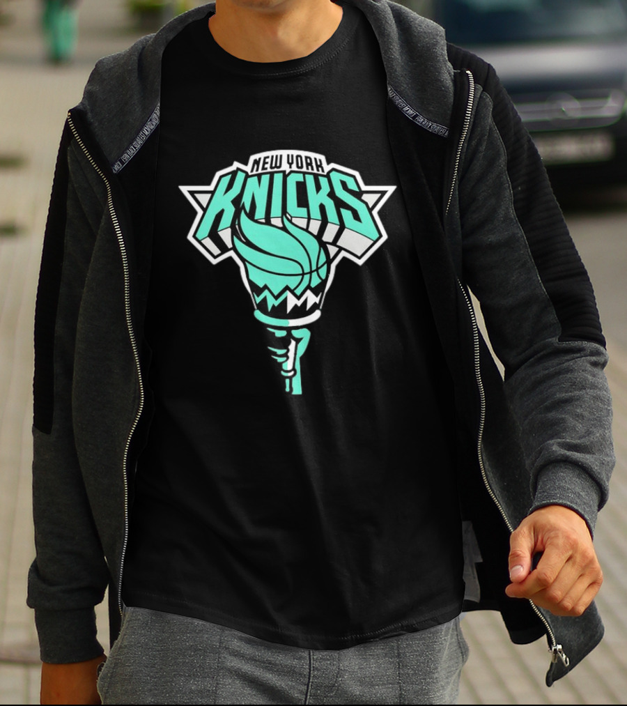 New York Liberty New York Knicks Basketball Mashup T-Shirt