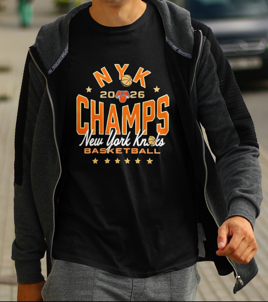 NYK 2026 Champs New York Knocks Basketball T-Shirt