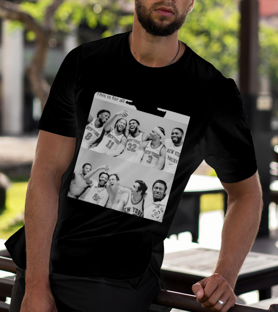 Jalen Brunson Karl Anthony Towns New York Knicks This Is For All Our Old Knick Fans T-Shirt