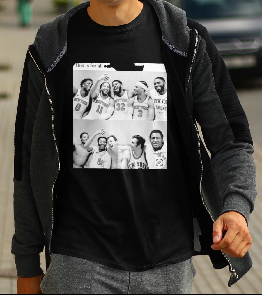 Jalen Brunson Karl Anthony Towns New York Knicks This Is For All Our Old Knick Fans T-Shirt
