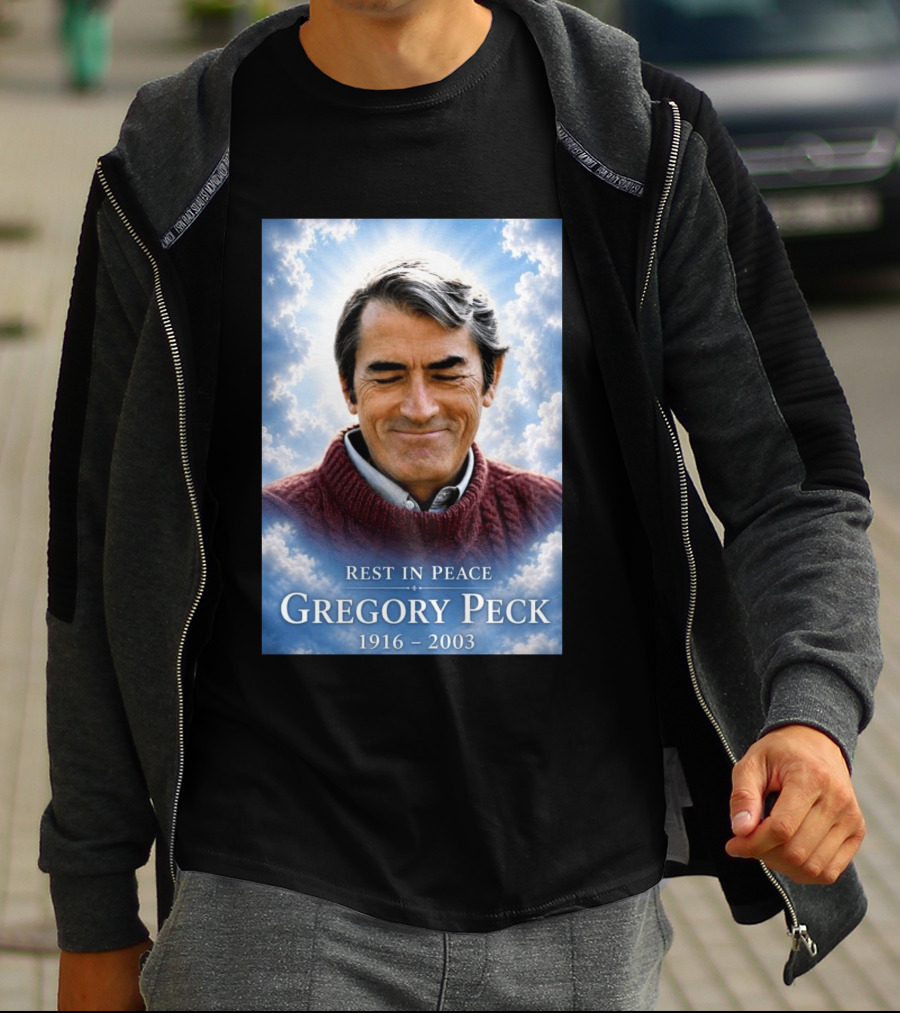 Rest In Peace Gregory Peck 1916 2003 Memorial T-Shirt