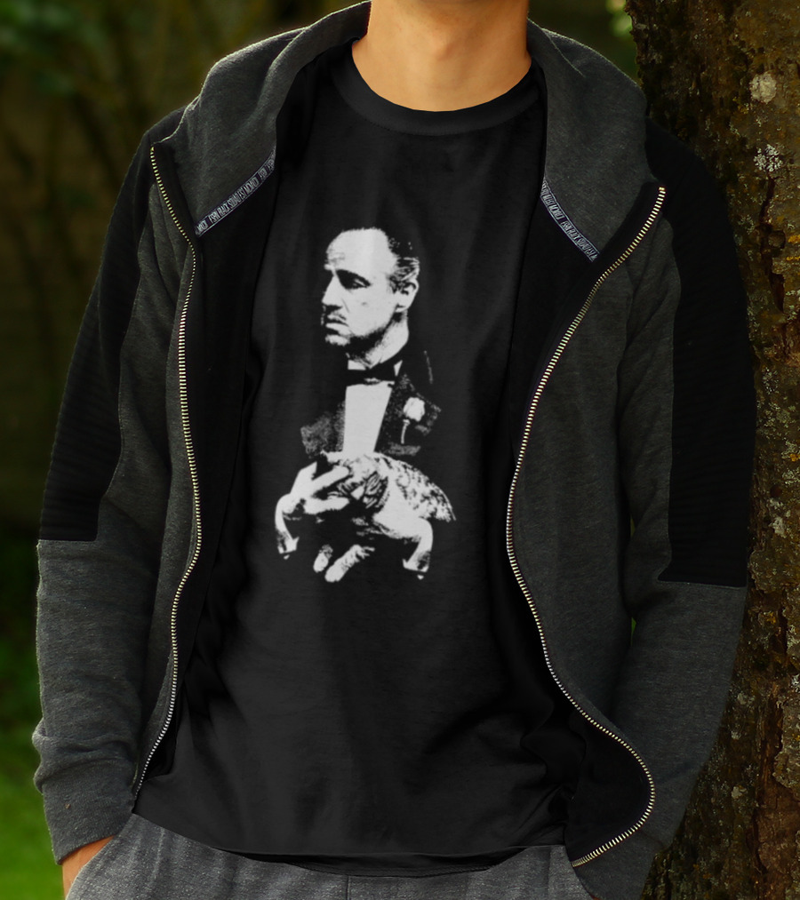 Vito Corleone Marlon Brando The Godfather Movie Film Noir T-Shirt