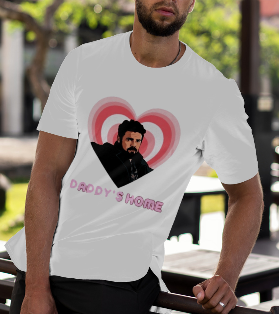 Daddy's Home The Boys Billy Butcher Heart T-Shirt
