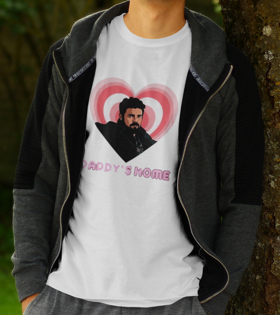 Daddy's Home The Boys Billy Butcher Heart T-Shirt
