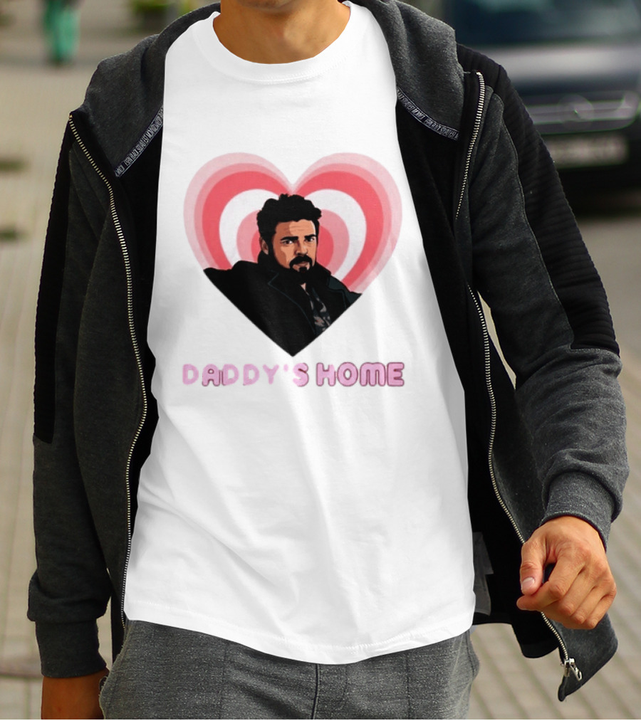 Daddy's Home The Boys Billy Butcher Heart T-Shirt