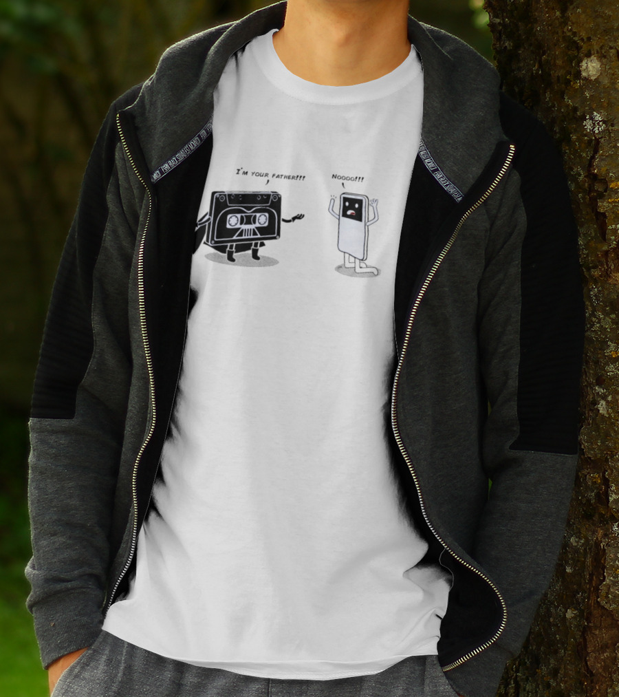 Cassette Tape Vader I'm Your Father IPod Noooo Pop Culture T-Shirt