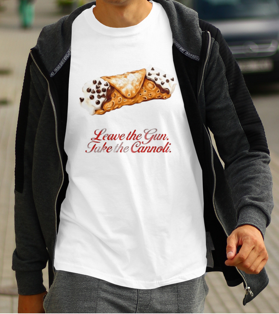 Clemenza The Godfather Leave The Gun Take The Cannoli Movie Mens Cannoli T-Shirt