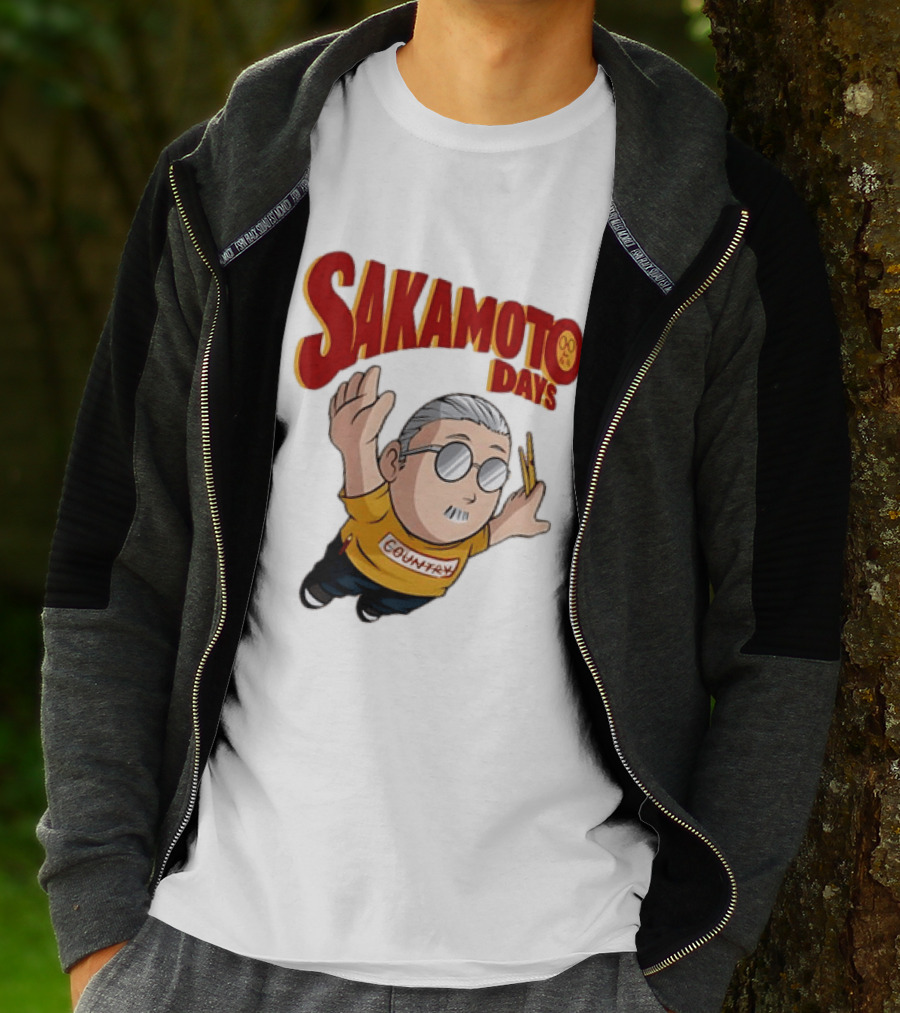 Sakamoto Days Country Super Mario Taro Sakamoto Floating T-Shirt