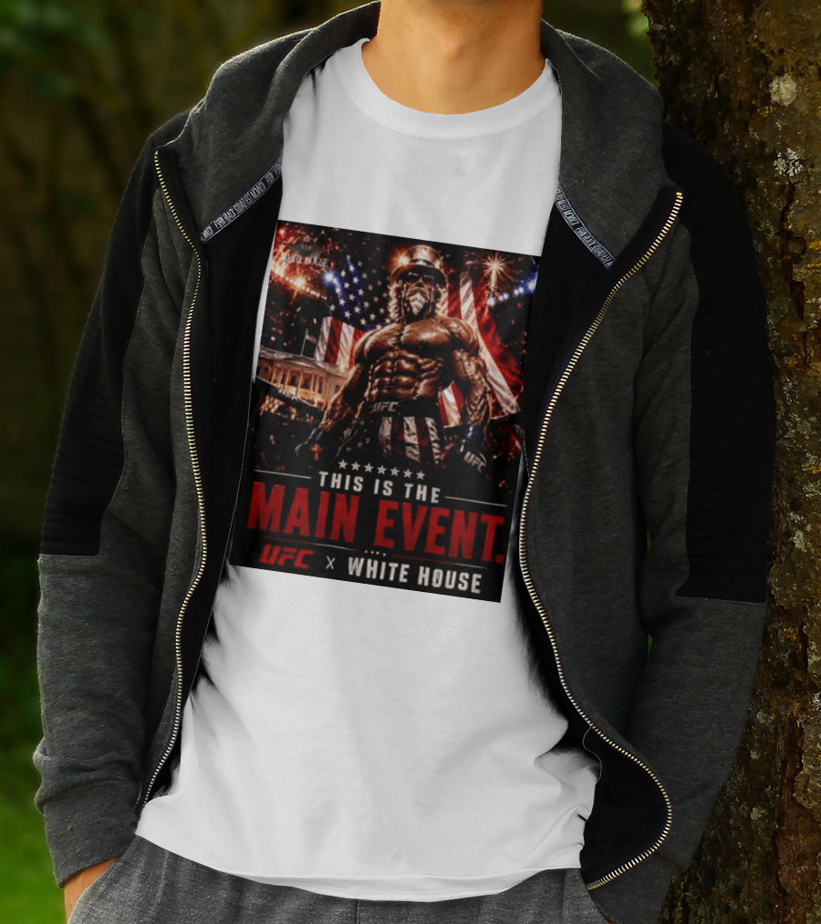 UFC X White House Uncle Sam Main Event Stars And Stripes T-Shirt