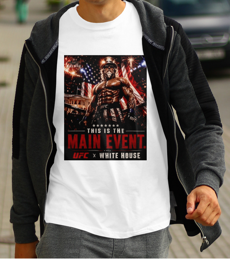 UFC X White House Uncle Sam Main Event Stars And Stripes T-Shirt