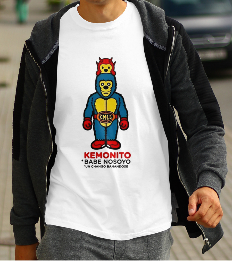Kemonito CMLL Babe Nosoyo Un Chango Banandose Baby Milo T-Shirt