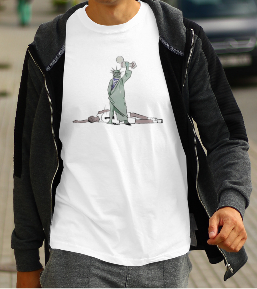 Knicks Jalen Brunson Liberty Trophy Wemby T-Shirt