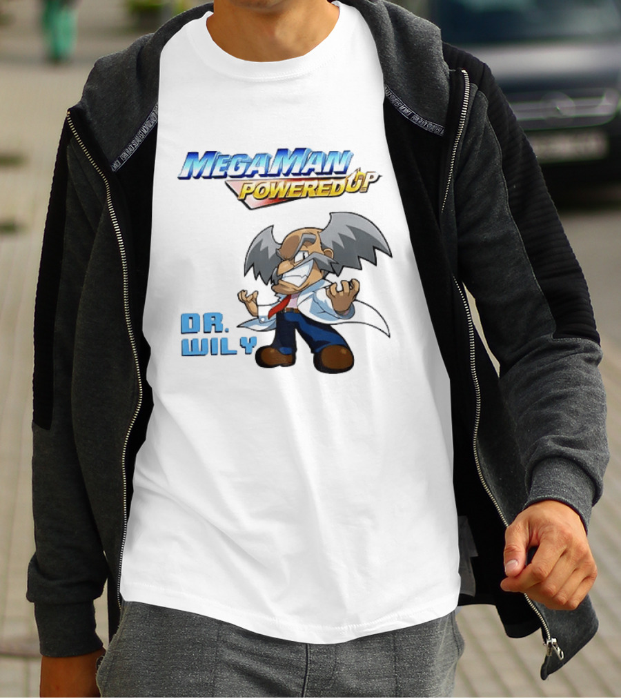 Mega Man Powered Up Dr Wily T-Shirt