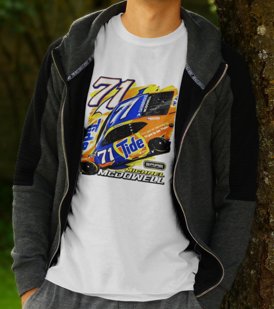 Michael McDowell Tide 71 NASCAR Racing Spire Motorsports Camry T-Shirt