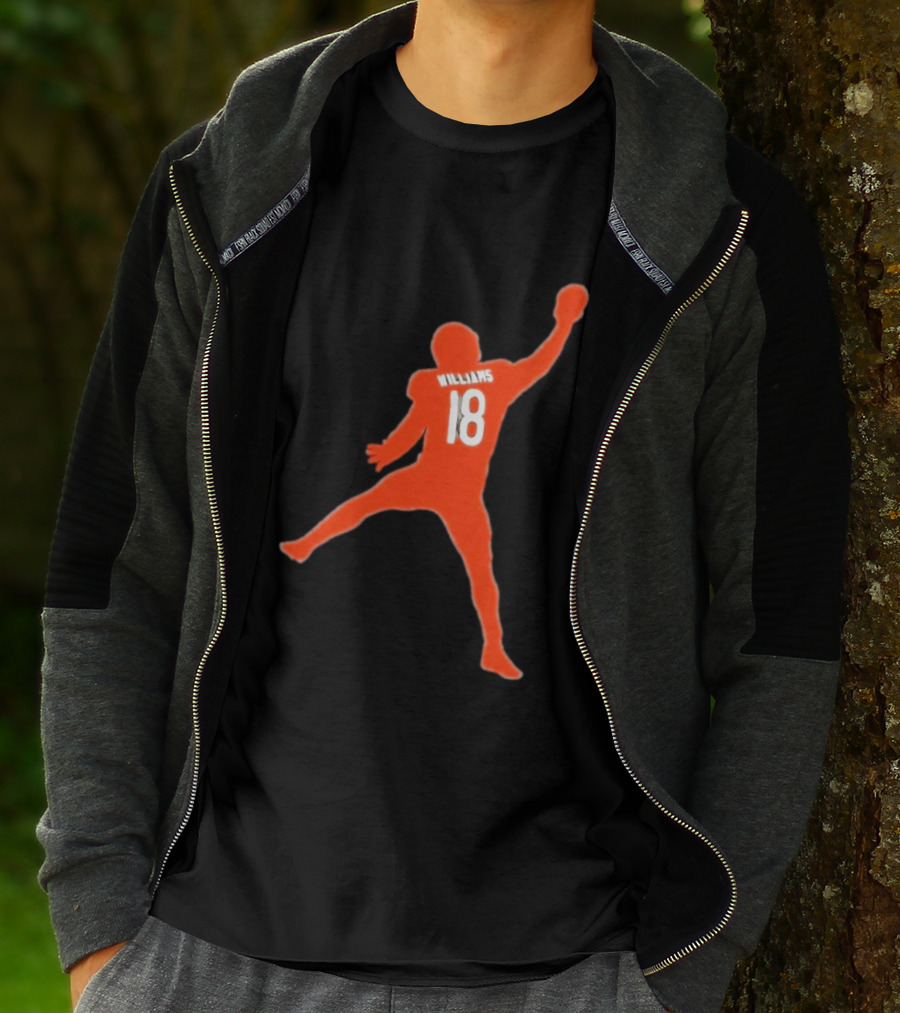 Chicago Bears Caleb Williams 18 Iceman Football Player T-Shirt