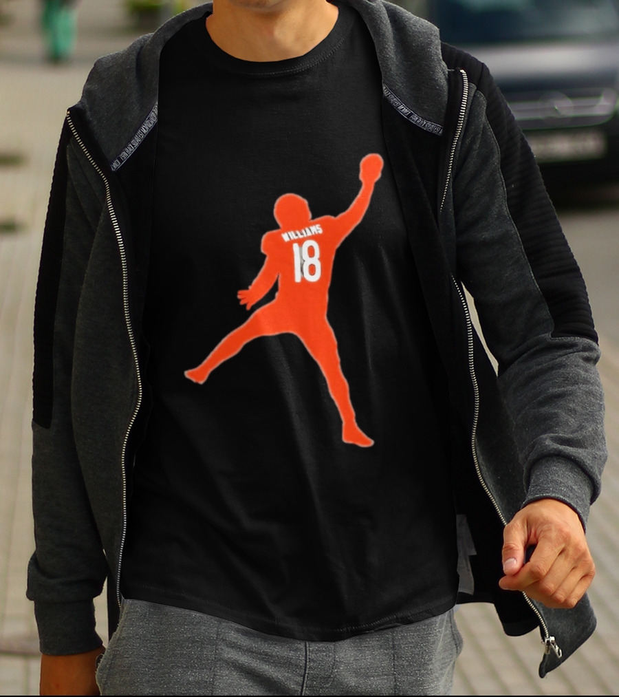 Chicago Bears Caleb Williams 18 Iceman Football Player T-Shirt