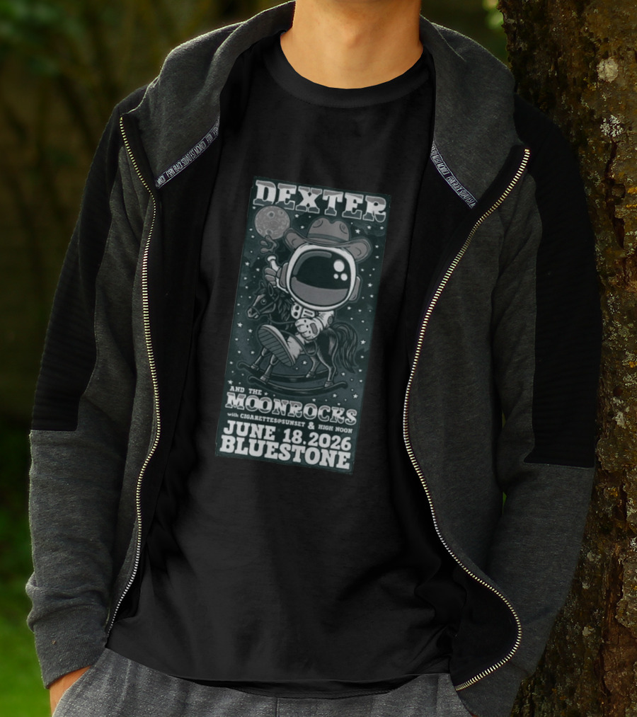 Dexter And The Moonrocks With Cigarettes@Sunset & High Noon June 18 2026 Bluestone T-Shirt
