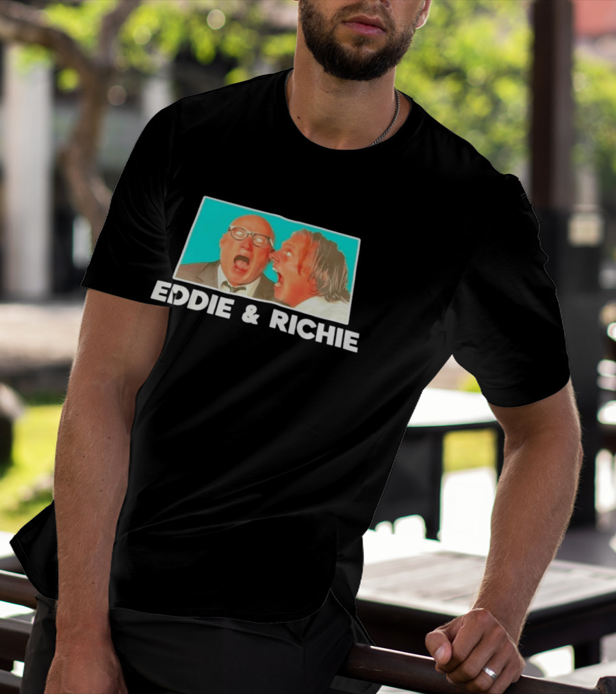 Eddie And Richie It's The Gas Man Classic Comedy Duo T-Shirt