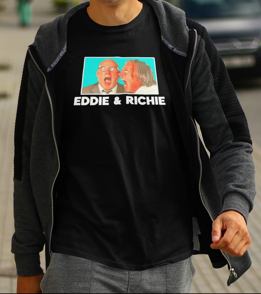 Eddie And Richie It's The Gas Man Classic Comedy Duo T-Shirt